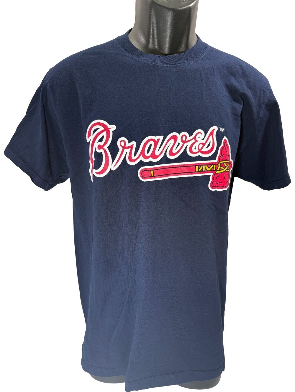 Atlanta Braves I Ran The Bases At Turner Field T Shirt MLB Baseball Navy Medium